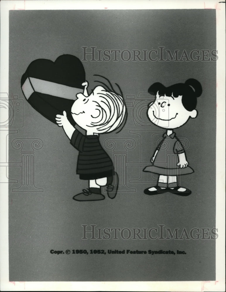 1977 Press Photo Be My Valentine, Charlie Brown - Historic Images
