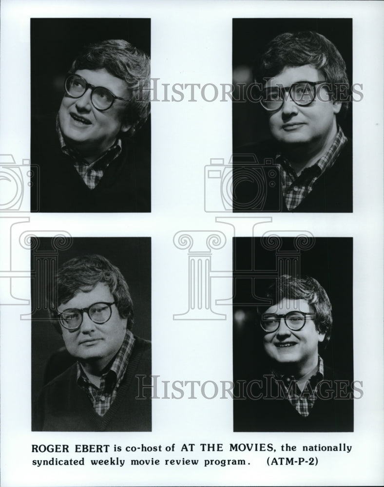 Undated Press Photo Roger Ebert, co-host of At the Movies - cvp40340- Historic Images