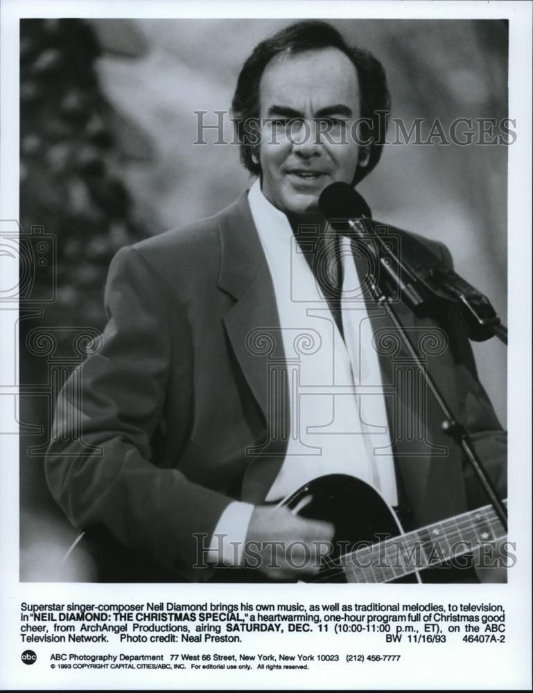 1993, Neil Diamond: The Christmas Special - cvp40351 - Historic Images