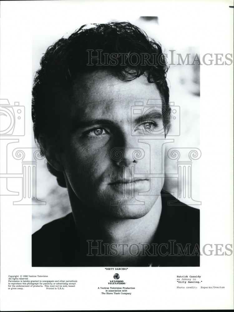 1988 Press Photo Patrick Cassidy in &quot;Dirty Dancing&quot; - Historic Images