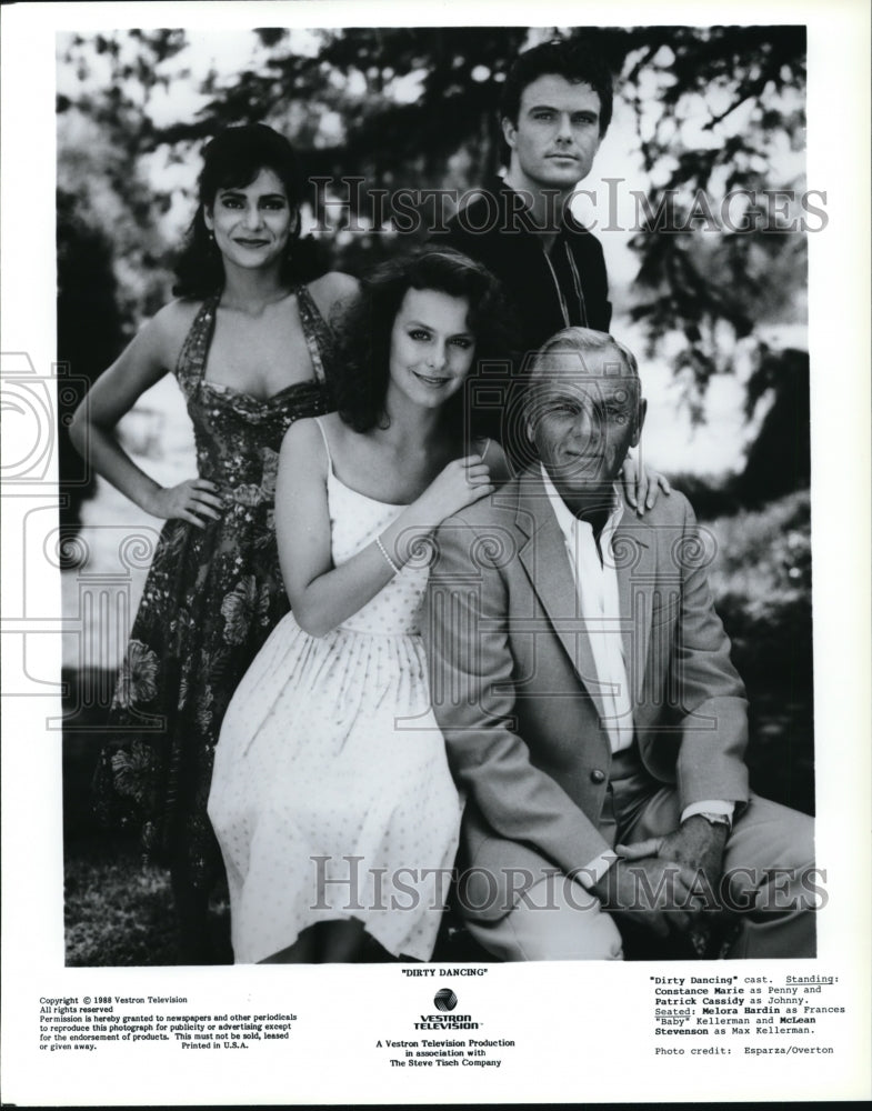 1988 Press Photo Constance Marie Patrick Cassidy Melora Harding &quot;Dirty Dancing&quot;- Historic Images