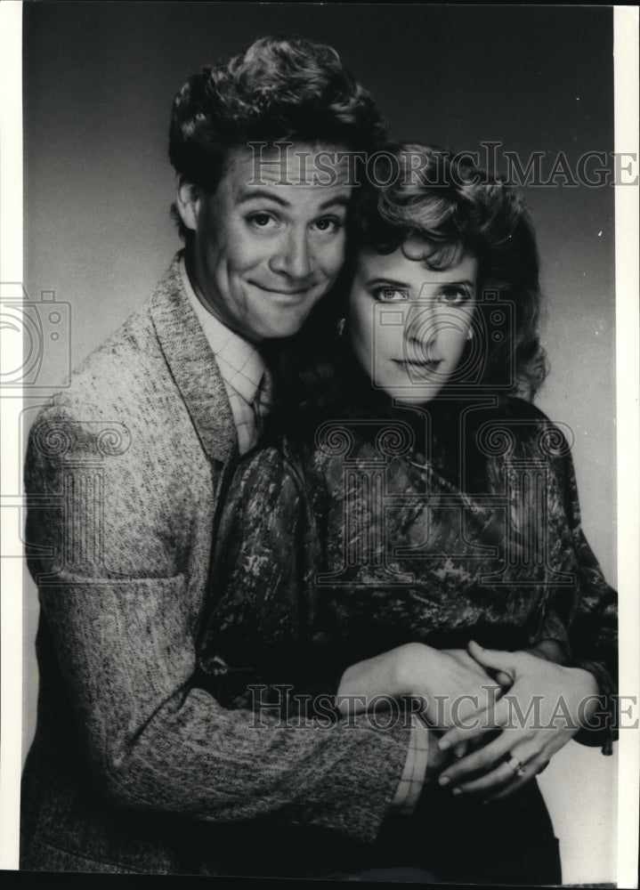 1987 Press Photo Chris Lemmon and Alison LaPlaca in "Duet" - cvp40399- Historic Images