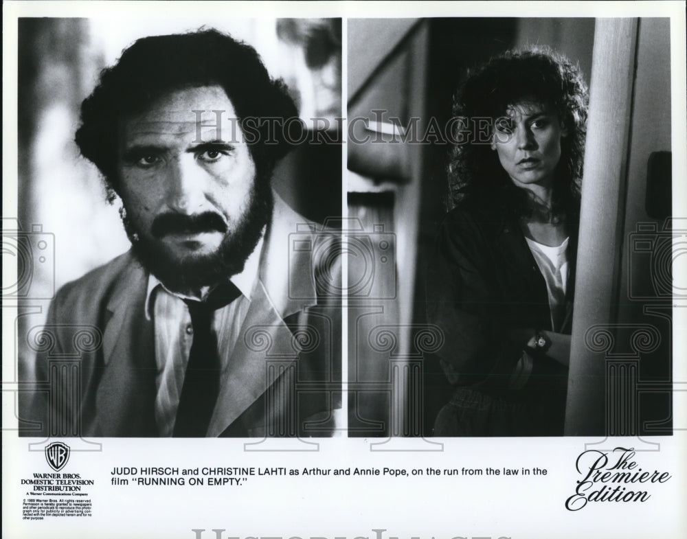 1991 Press Photo Judd Hirsch &amp; Christine Lahti in Running On Empty - cvp40430 - Historic Images