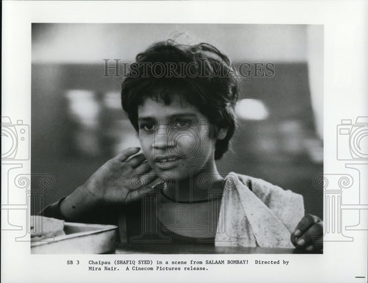 1989 Press Photo Shafiq Syed in Salaam Bombay! - Historic Images