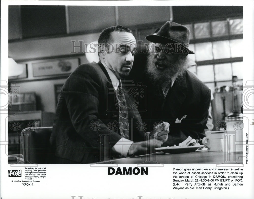 1998 Perry Anzilotti &amp; Damon Wayans in Damon-Historic Images