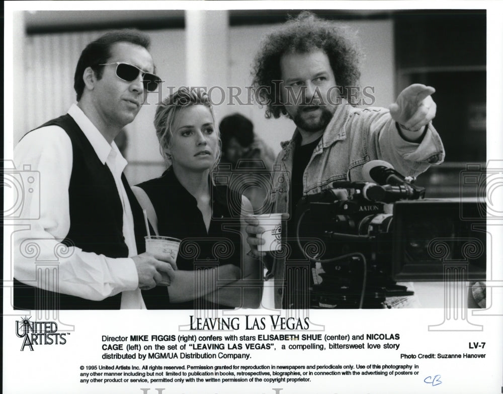 1996, Mike Riggis, Elisabeth Shue, Nicolas Cage in Leaving Las Vegas - Historic Images
