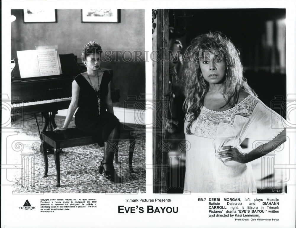 1997 Press Photo Debbi Morgan, Diahann Carroll in Eve&#39;s Bayou - cvp40535-Historic Images