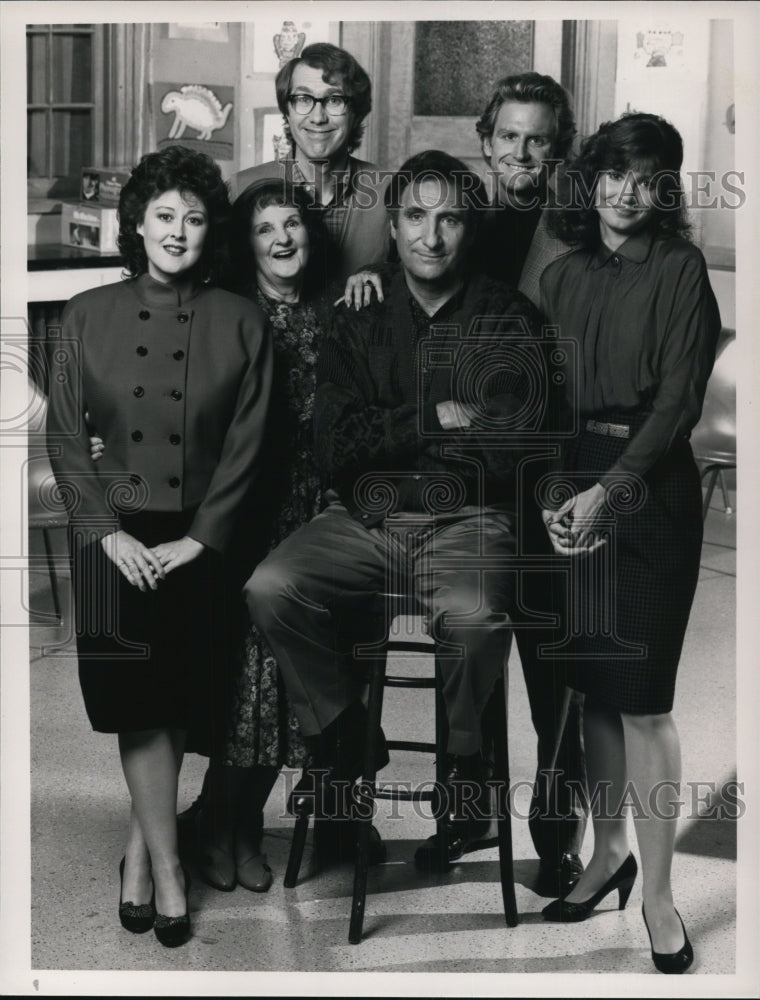 1989 Press Photo Judd Hirsch Jane Carr Harry Groener Jere Burns in Dear John-Historic Images