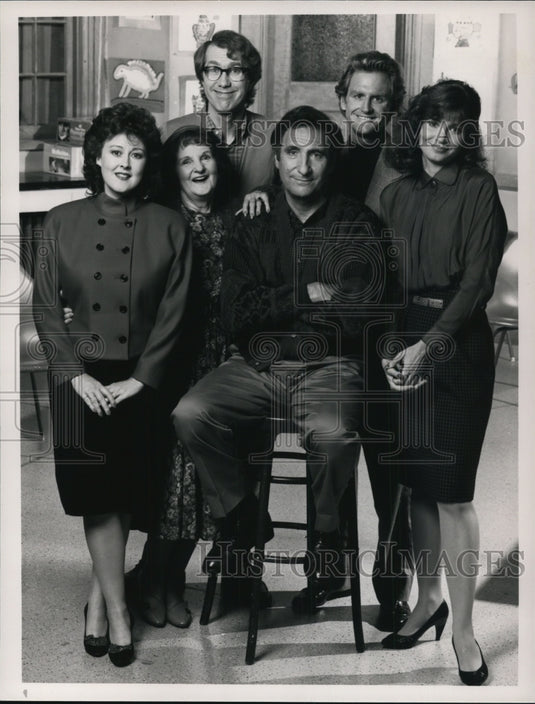 1989 Press Photo Judd Hirsch Jane Carr Harry Groener Jere Burns in Dear John-Historic Images