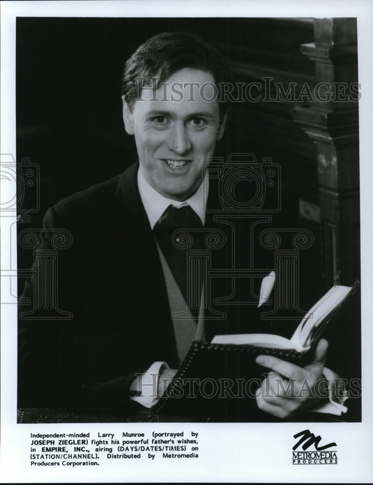 Undated Press Photo Joseph Ziegler stars as Larry Munroe in Empire, Inc. - Historic Images