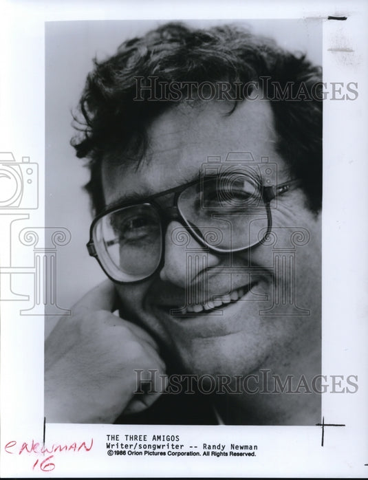 1986 Press Photo Randy Newman The Three Amigos - cvp41063- Historic Images