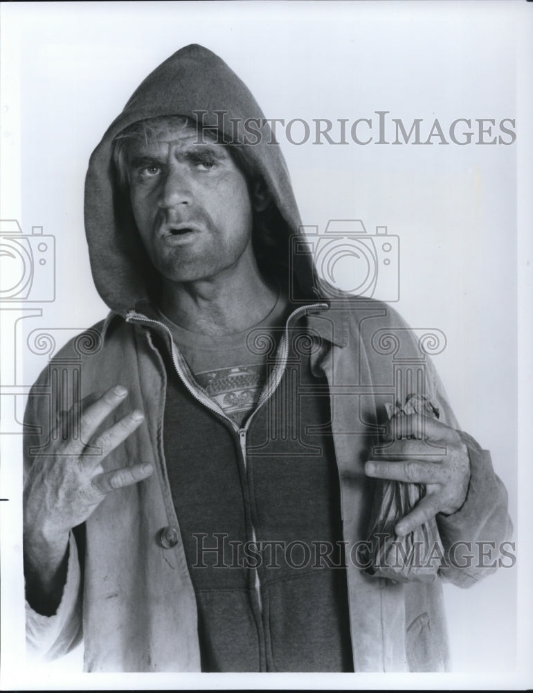 1987 Press Photo Tim Thomerson in Down and Out in Beverly Hills - Historic Images