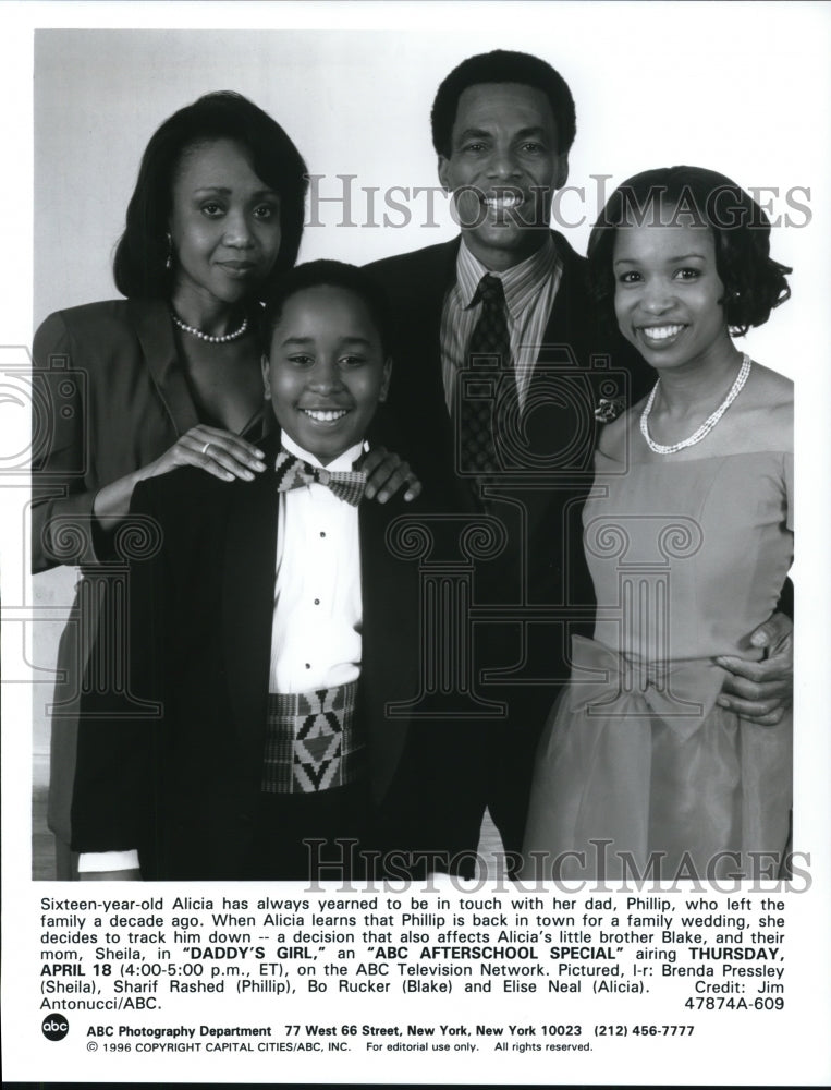 1996, Brenda Pressley Sharif Rashed Bo Rucker Elise Neal - cvp41191 - Historic Images