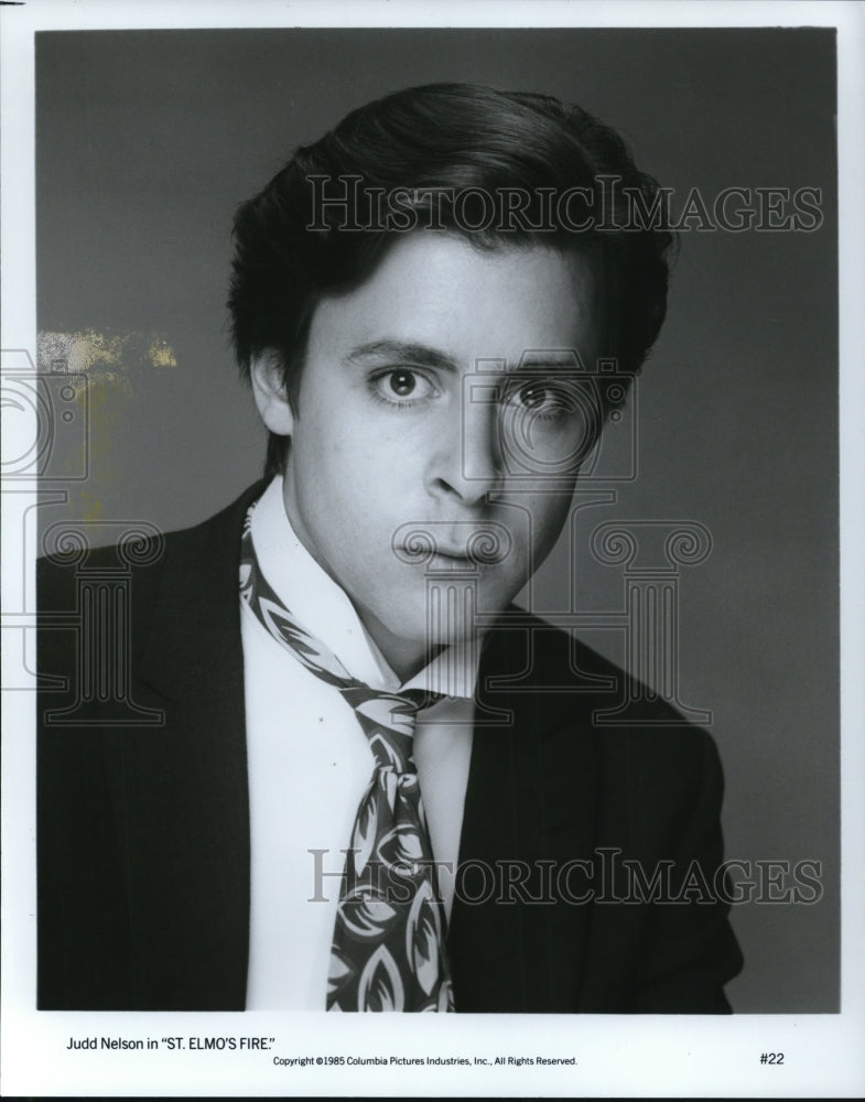 1985 Judd Nelson stars in St. Elmo's Fire movie film  - Historic Images