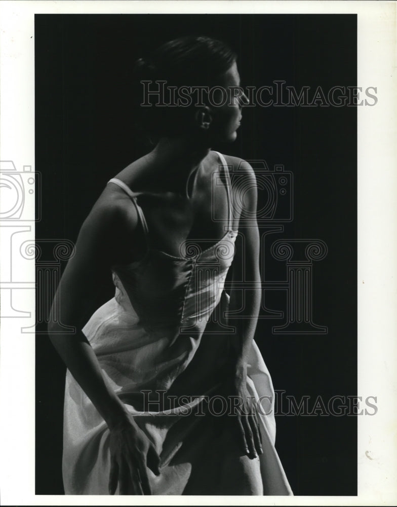 1986 Press Photo Nina Nelson Ballet Dancer in Basic Real and Variable - Historic Images