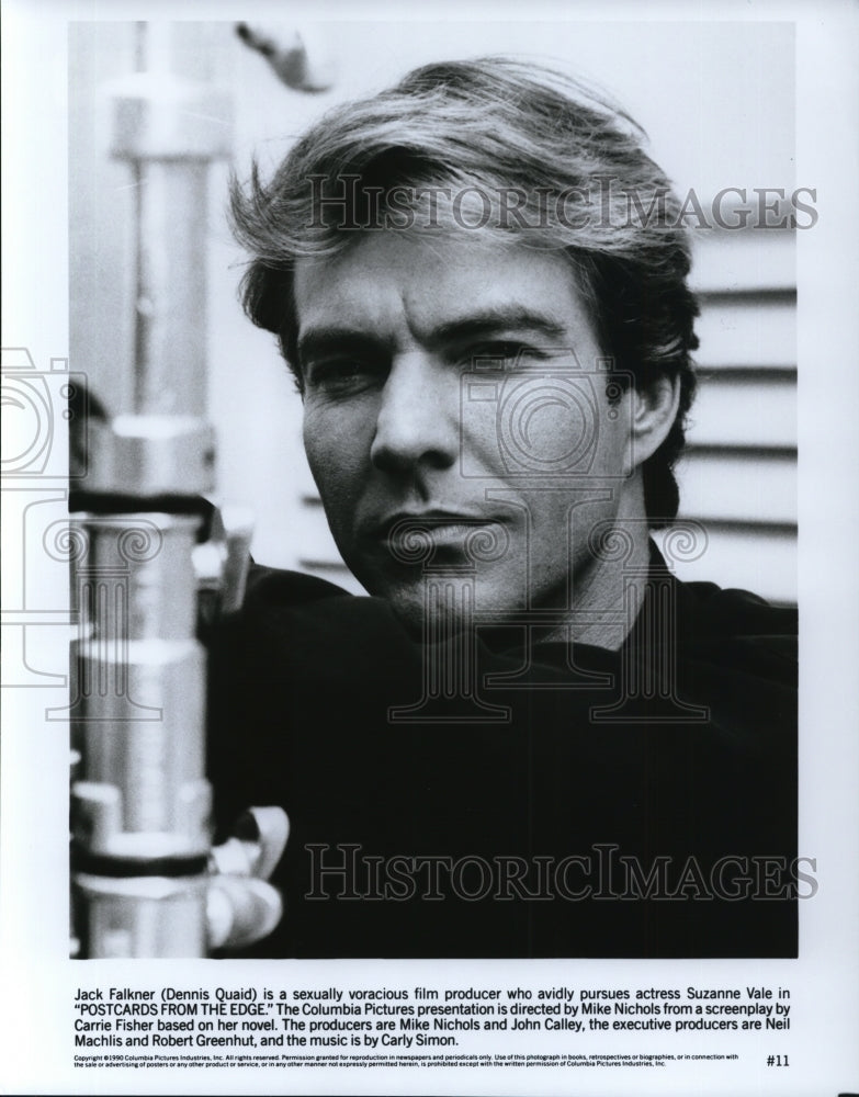 1990, Dennis Quaid in Postcards from the Edge - cvp41393 - Historic Images