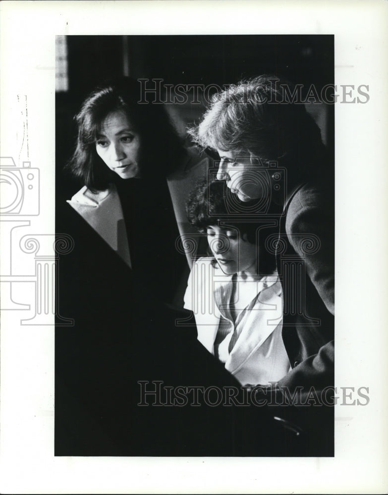 1982 Press Photo Noriko Fujii, Janina Kuzma, Barbara Peterson of Trio Bariano-Historic Images