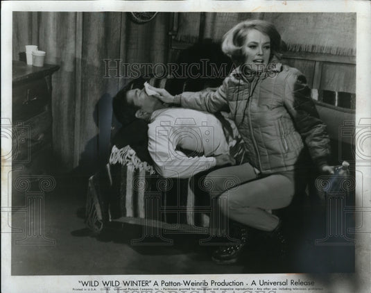 1966 Gary Clarke and Chris Noel star in Wild Wild Winter  - Historic Images
