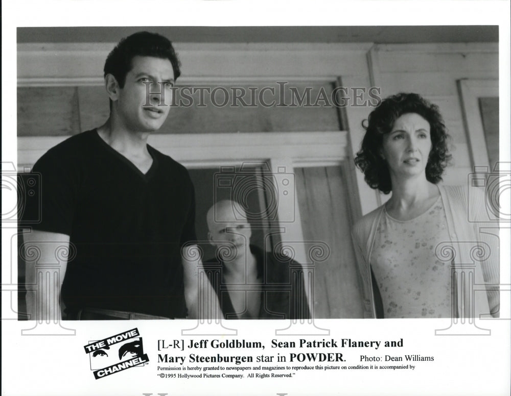 1995, Jeff Goldlbum,Sean Patrick Flanery &amp; Mary Steenburgen in Powder - Historic Images