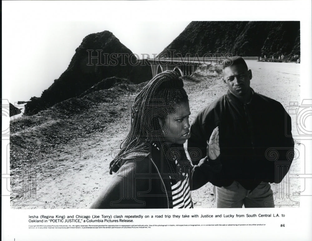 1994 Press Photo Regina King & Joe Torry in Poetic Justice - cvp41835 - Historic Images
