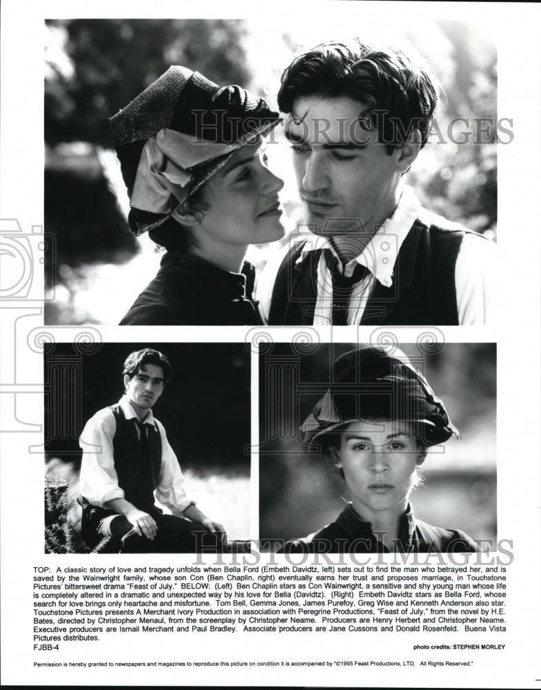 1995, Embeth Davidtz, Ben Chaplin, in Feast of July - cvp42035 - Historic Images