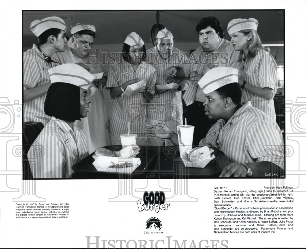 1997 Press Photo Kenan Thompson Kel Mitchell Josh Server Ron Lester Shar Jackson - Historic Images