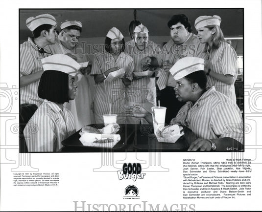 1997 Press Photo Kenan Thompson Kel Mitchell Josh Server Ron Lester Shar Jackson - Historic Images