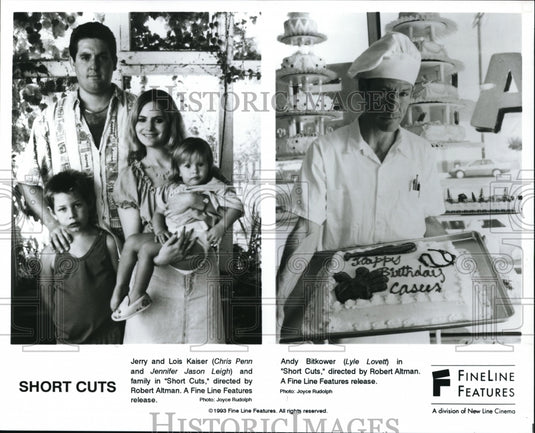 1993, Chris Penn Jennifer Jason Leigh Lyle Lovett in Short Cuts - Historic Images