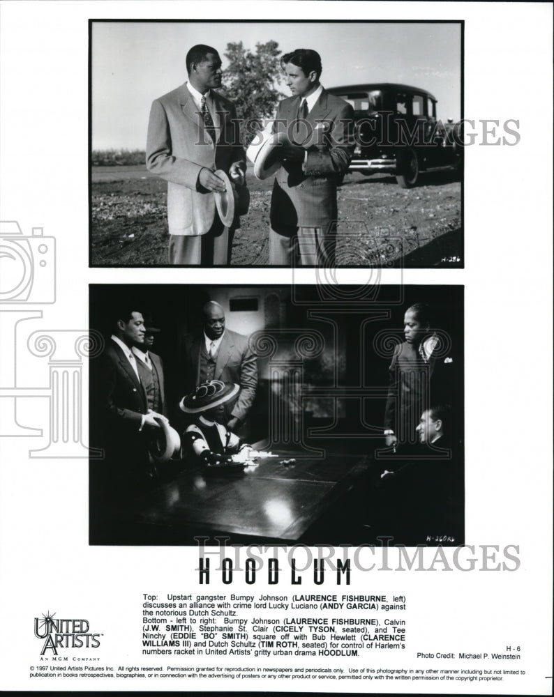1997, Laurence Fishburne Andy Garcia Cicely Tyson J.W. Smith - Historic Images