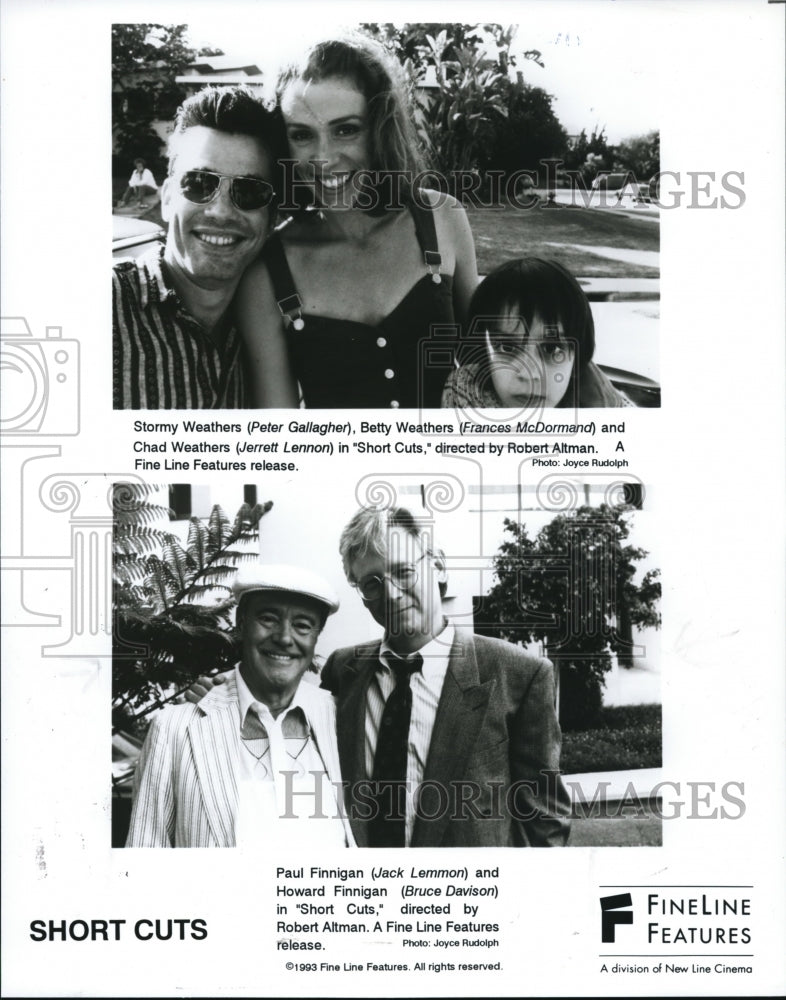 1993, Peter Gallagher Frances McDormand Jerrett Lennon Jack Lemmon - Historic Images