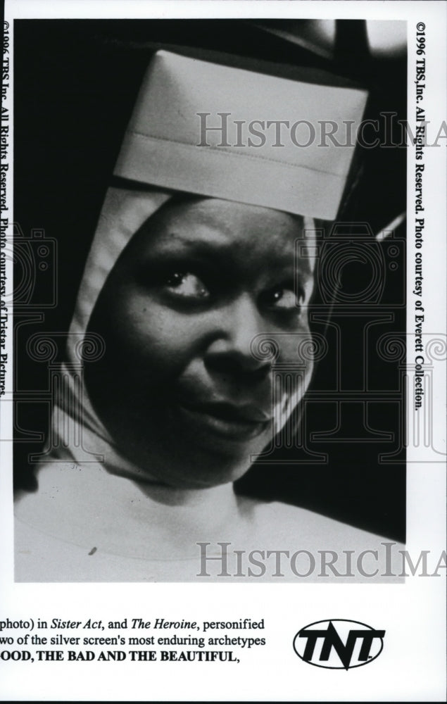 1996 Press Photo Whoopi Goldberg stars in Sister Act comedy movie - cvp42623 - Historic Images