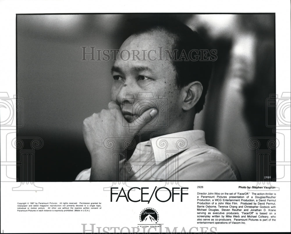 1997, John Woo director of Face/Off - Historic Images