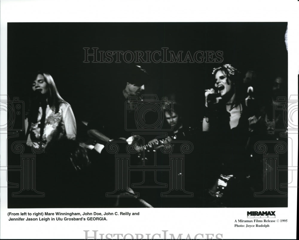 1995 Press Photo Mare WInninghan, John Dow, & John C Reilly in Georgia-Historic Images