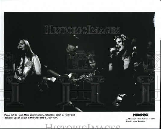 1995 Press Photo Mare WInninghan, John Dow, & John C Reilly in Georgia-Historic Images