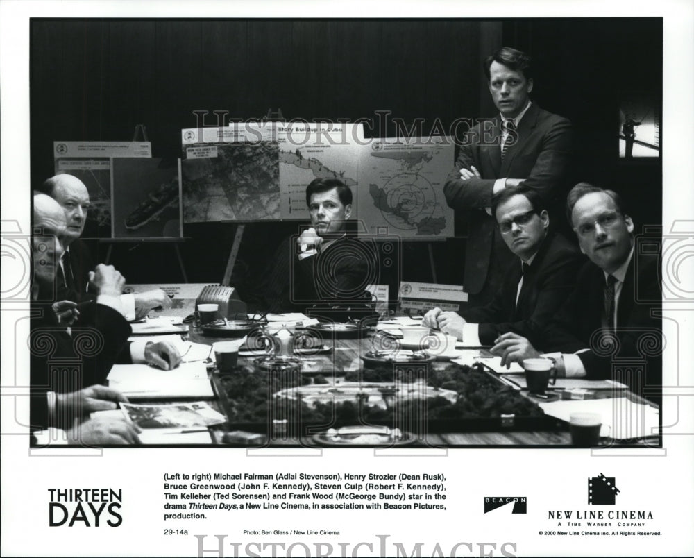 2000 Press Photo Adlai Stevenson Dean Rusk John F. Kennedy "Thirteen Days" - Historic Images