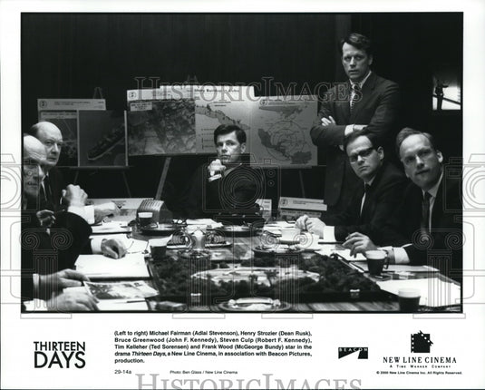 2000 Press Photo Adlai Stevenson Dean Rusk John F. Kennedy "Thirteen Days" - Historic Images