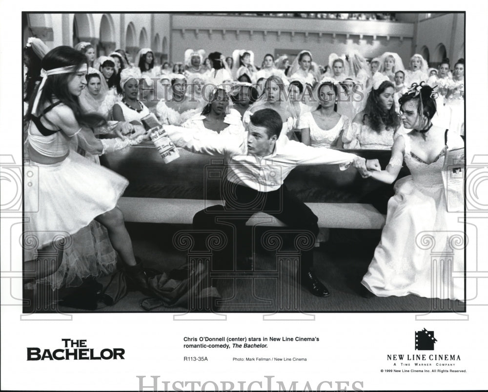 1999 Press Photo Chris O'Donnell in "The Bachelor" - cvp42993- Historic Images