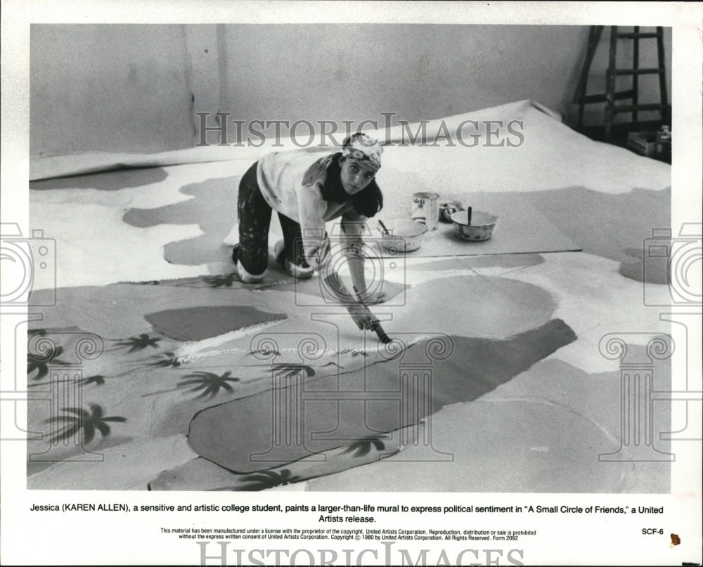 1980, Karen Allen in A Small Circle of Friends - cvp43010 - Historic Images