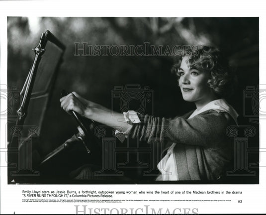 1994 Press Photo Emily Lloyd in "A River Runs Through It" - Historic Images