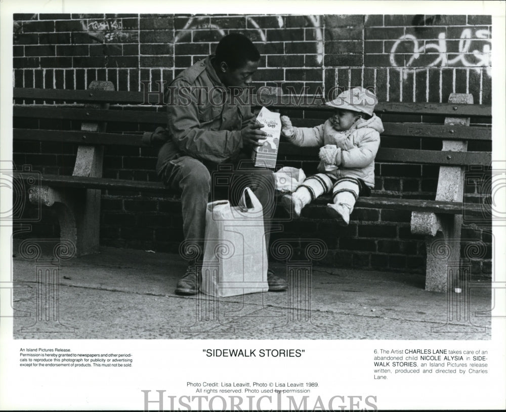 1990, Charles Lane &amp; Nicole Alysia in Sidewalk Stories - cvp43081 - Historic Images