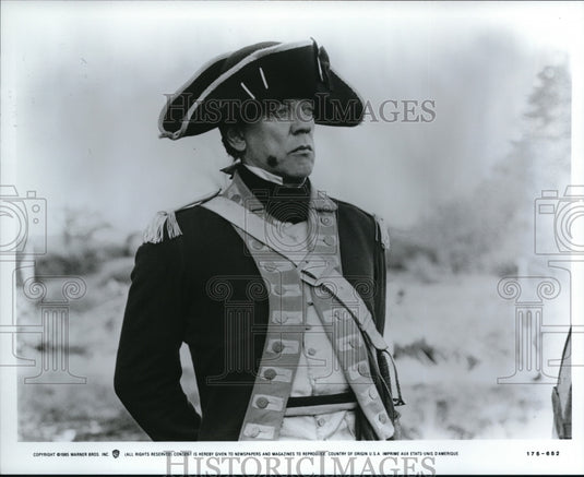 1986 Press Photo Donald Sutherland in Revolution - cvp43096- Historic Images