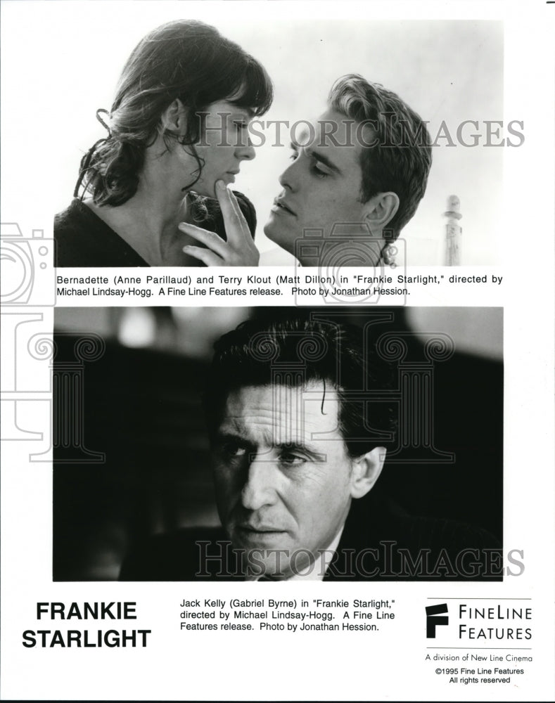 1996 Press Photo Anne Parillaud Matt Dillon Gabriel Byrne in Frankie Starlight - Historic Images