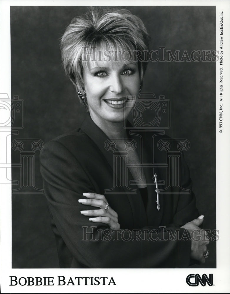 1993 Press Photo Bobbie Battista CNN News - cvp43646 - Historic Images