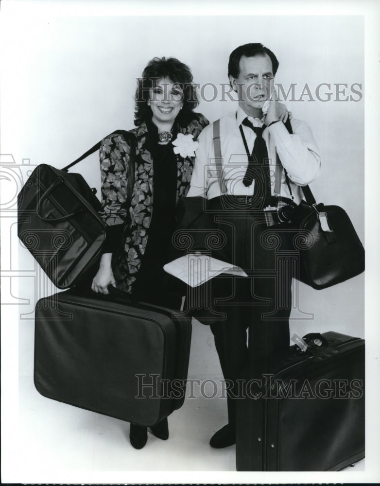 1988 Press Photo Phyllis Newman and Paul Dooley star on Coming of Age TV Show- Historic Images