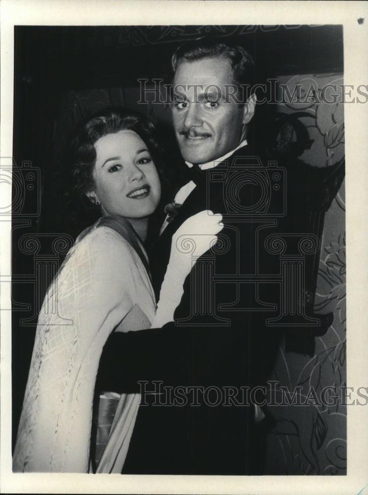1984 Press Photo Duncan Regehr and Lee Purcell star in My Wicked, Wicked Ways - Historic Images