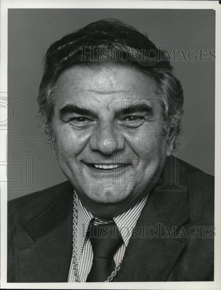 Undated Press Photo Jimmy The Greek Snyder sportscaster for CBS Sports - Historic Images