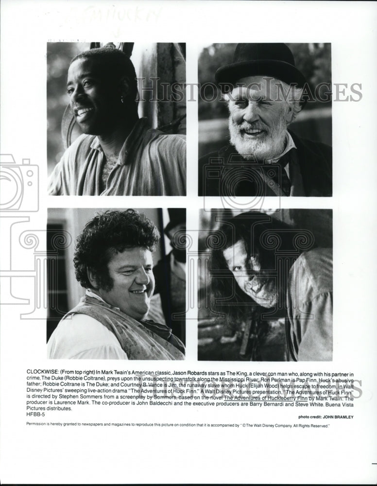 1994, Jason Robards "The Adventures of Huckleberry Finn" - Historic Images