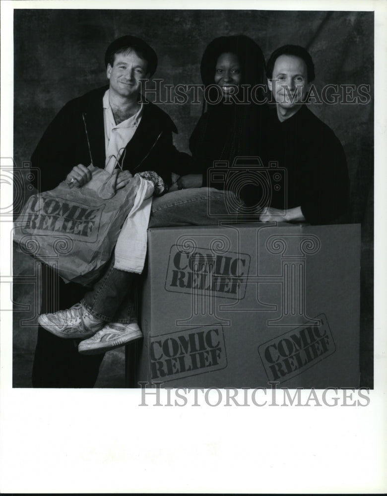 1989 Whoopi Goldberg Billy Crystal Robin Williams &quot;Comic Relief III&quot; - Historic Images