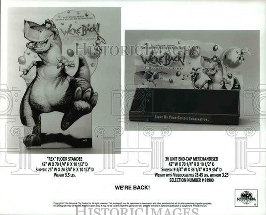 1994, We're Back Promotional Items - cvp44753 - Historic Images