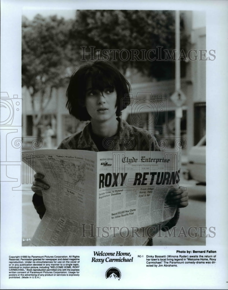 1991, Winona Ryder stars in Welcome Home Roxy Carmichael - cvp44950 - Historic Images